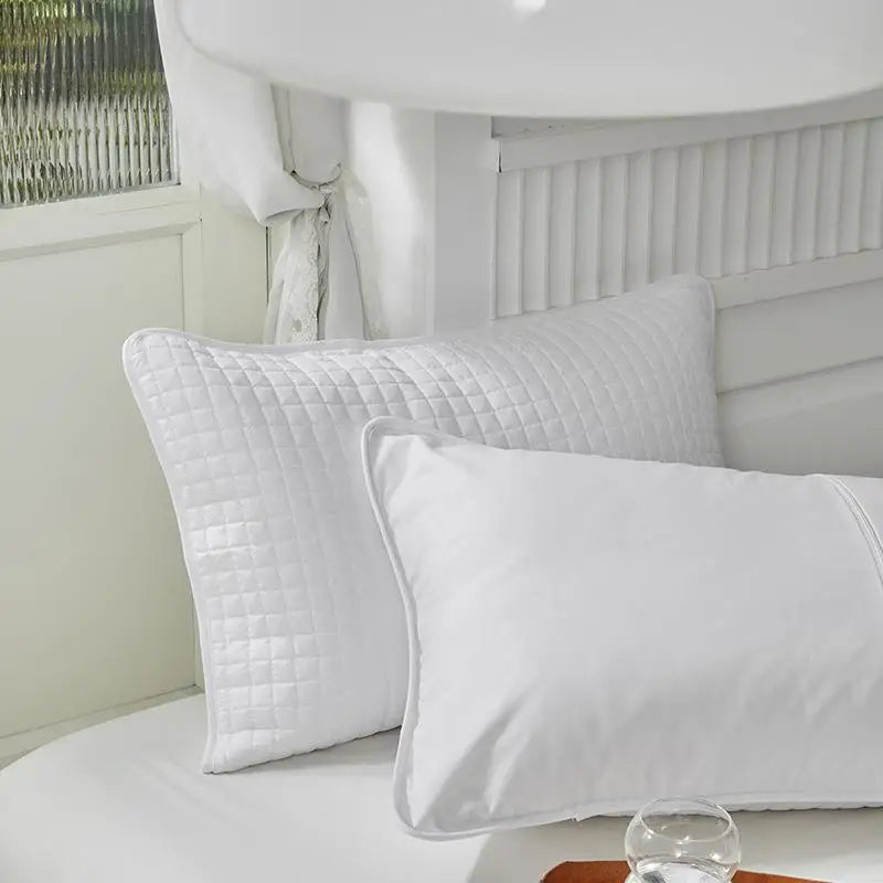 DecorBites™ Cotton Pillowcase: Breathable Pillow Core Cover for Ultimate Protection