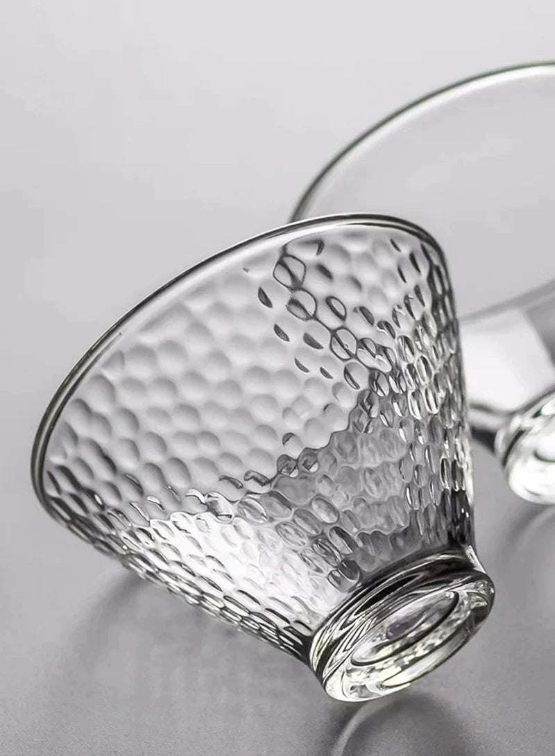 DecorBites™ Japanese Tea Cup Set of Cute Heat-resistant Glass Mugs and Teacups