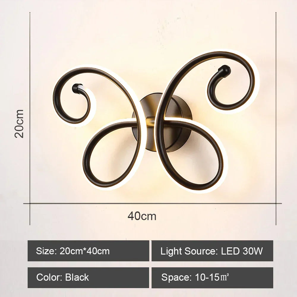 DecorBites™ LED Acrylic Wall Light Shade for Bedroom Living Room Home décor