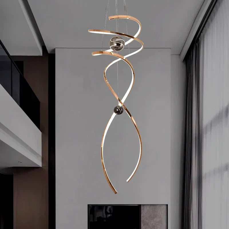 DecorBites™ LED Staircase Chandelier Pendant Light Indoor Lighting
