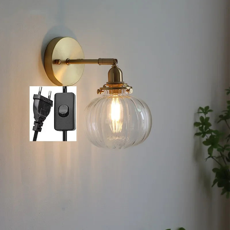 DecorBites™ Glass Ball Wall Sconce Modern Wandlamp Stair Light for Bedroom Bathroom Mirror