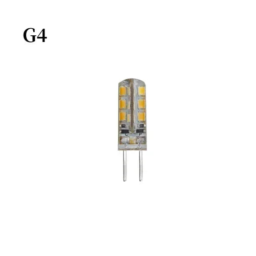 DecorBites™ LED Bulbs: E27 E14 G9 G4 Lamp, AC110V 220V, Energy-Efficient Lighting Solution