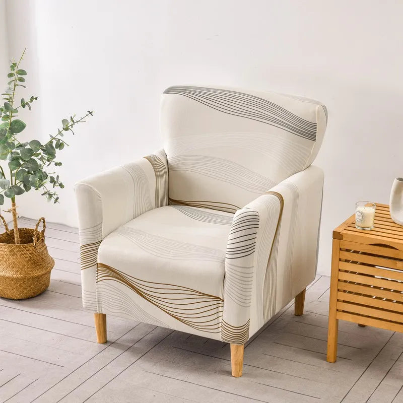 DecorBites™ Accent Chair Cover Slipcovers | Stretch Sofa Couch Case