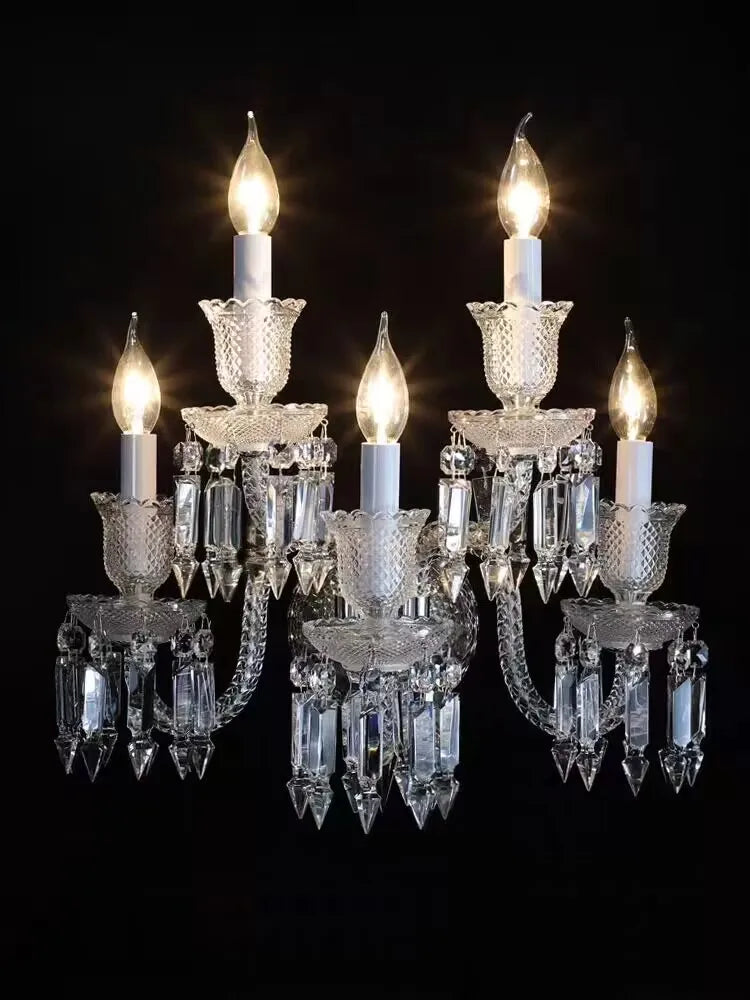 DecorBites™ Crystal Wall Lamp for Bedside Aisle Ktv LED Lights