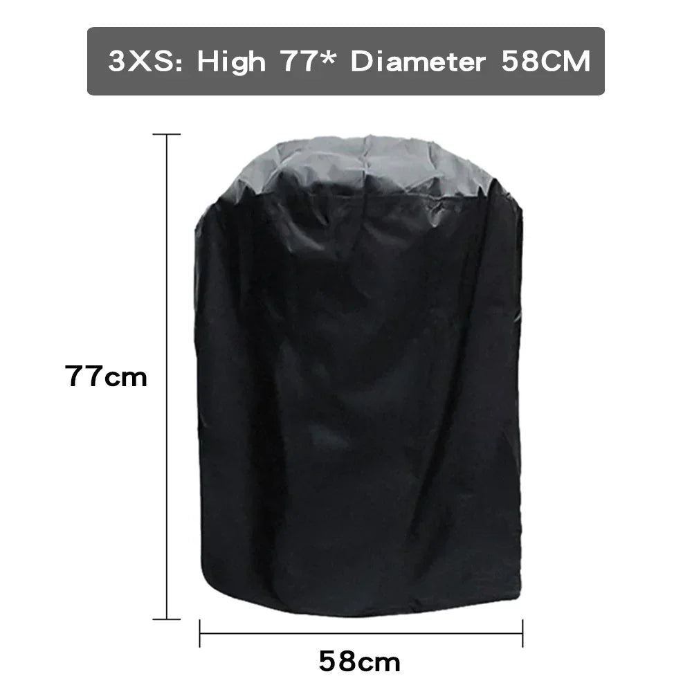 DecorBites™ BBQ Grill Cover: Outdoor Waterproof Protector for Gas Charcoal Electric Barbecues
