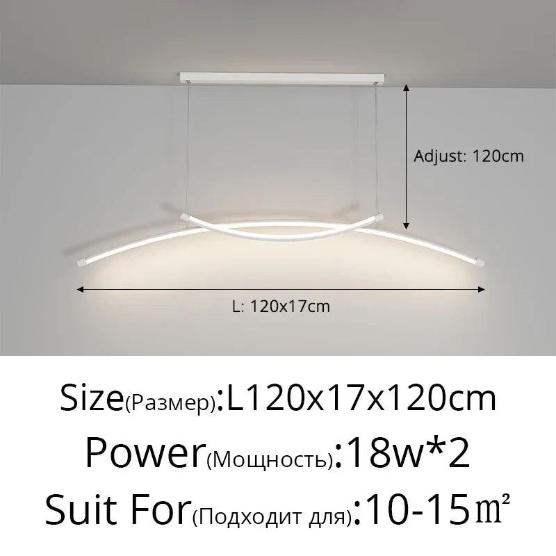DecorBites™ LED Ceiling Lights White Black Infinite Dimming Home Lighting Fixtures