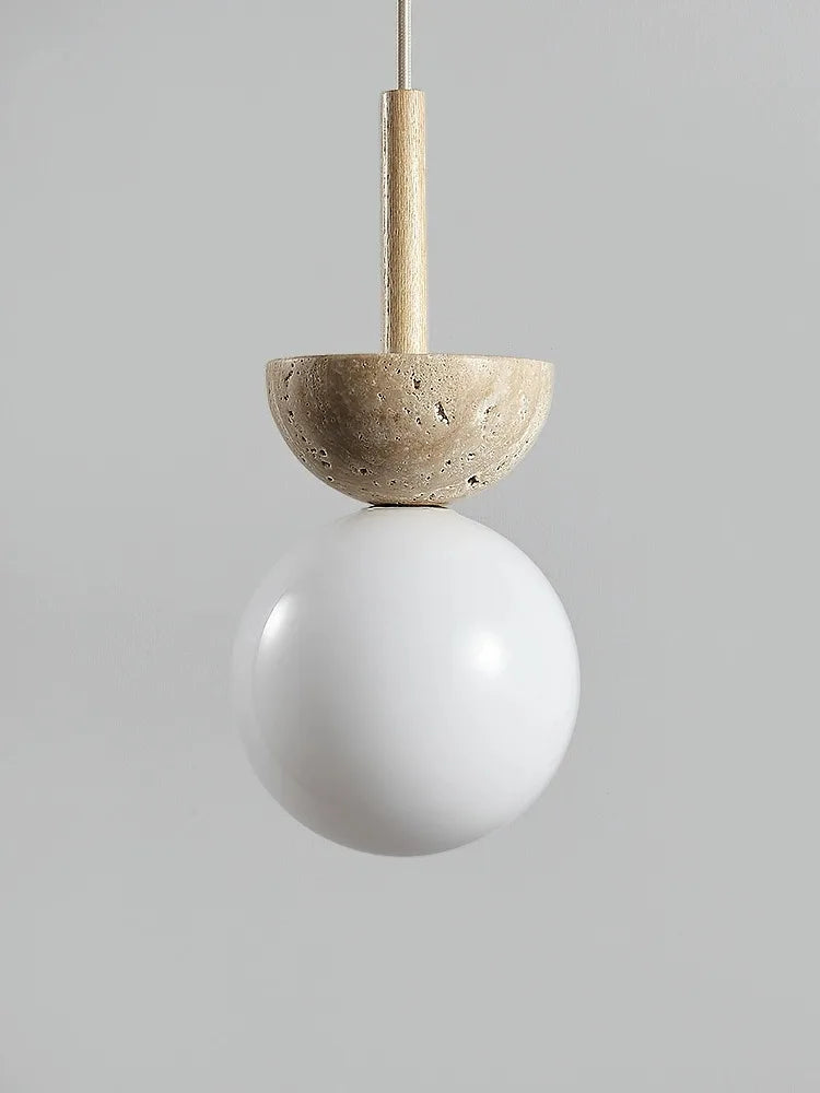 DecorBites™ Cream Style Nordic LED Pendant Lamp for Bedroom, Small Chandelier, Room Lighting