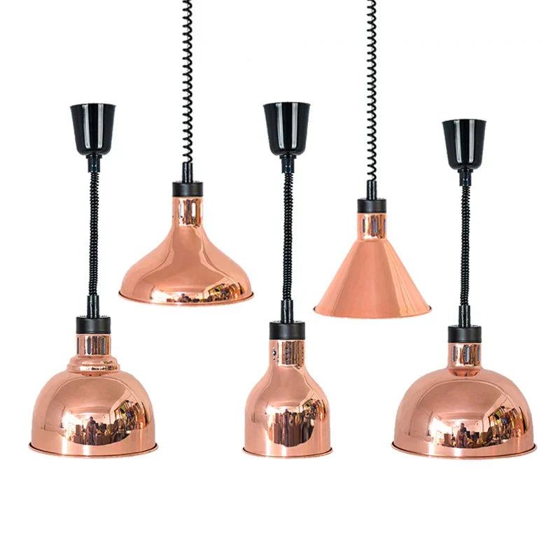 DecorBites™ Electric Telescopic Food Heat Lamp for Kitchen Fixtures & Restaurants