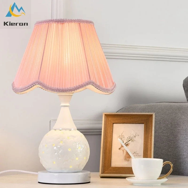 DecorBites™ Ceramic LED Desk Lamp Bedroom Study Living Room Decor Art Floor Lamp