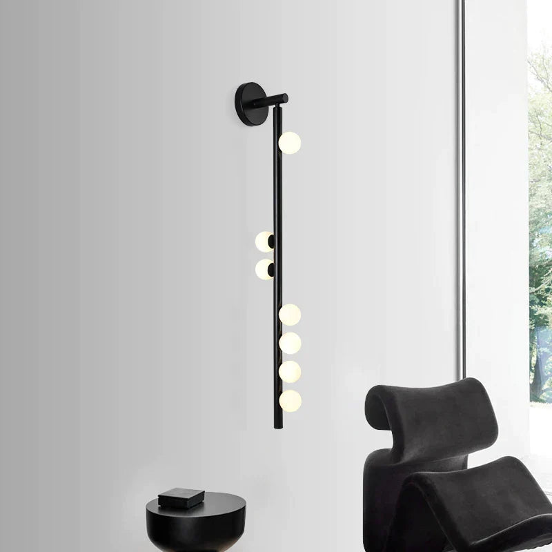 DecorBites™ Glass Wall Lamp for Clubhouse Villa Living Room TV Wall Background, Bedroom Bedside