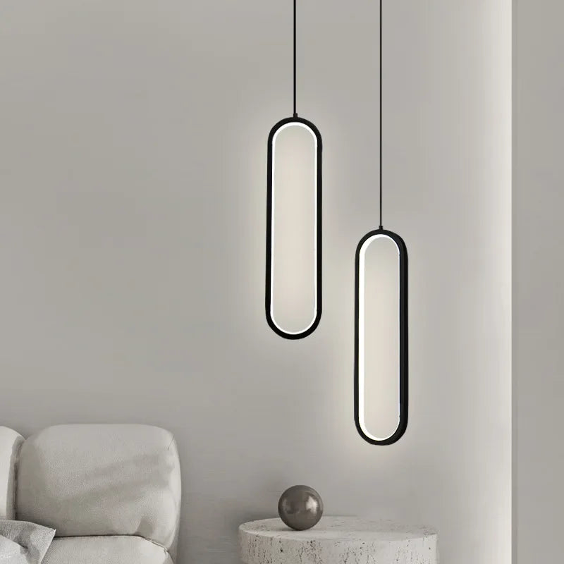 DecorBites™ Aluminium LED Chandelier for Minimalist Restaurant, Bar, and Living Spaces