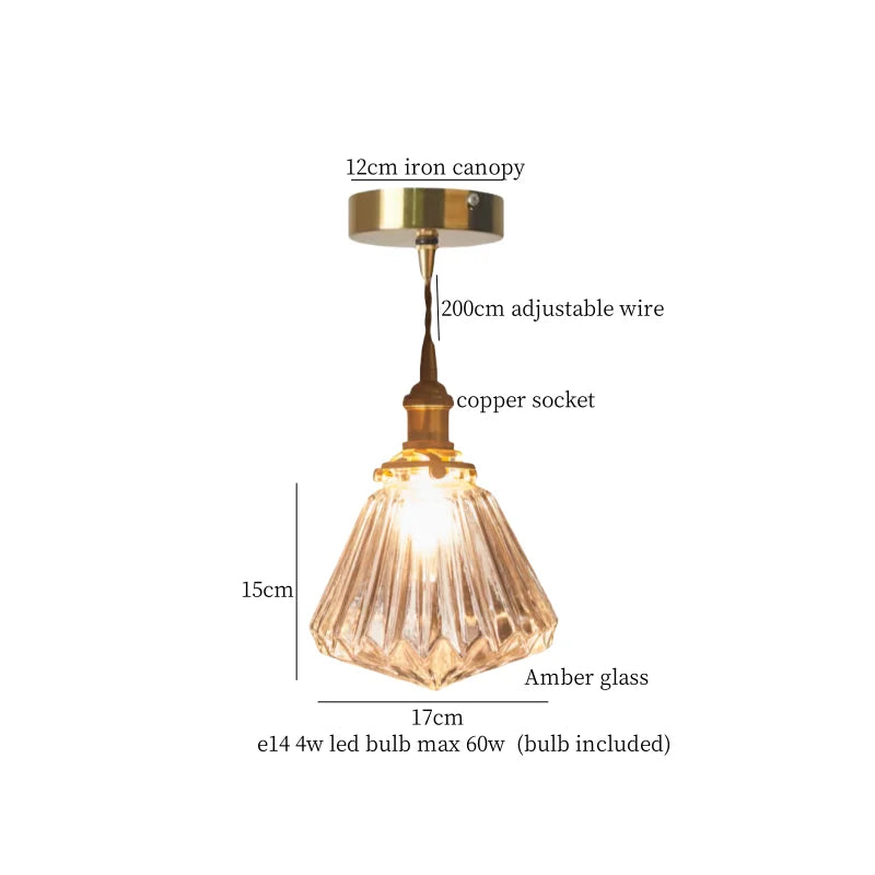 DecorBites™ Bubble Glass LED Hanging Light Minimalism Pendant Lamps