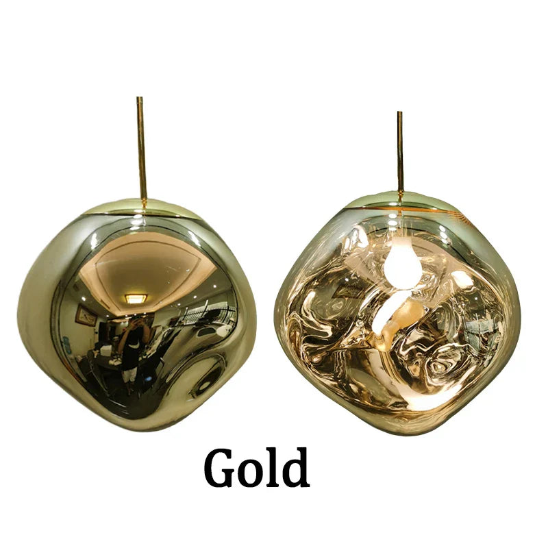 DecorBites™ Glass Lava LED Pendant Lights for Modern Living Room Bedroom Decor