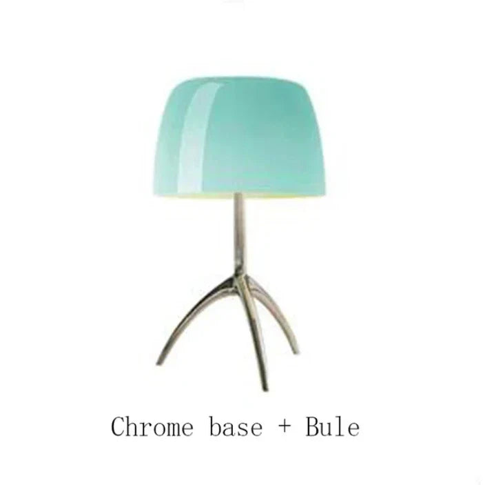DecorBites™ Lumiere Glass Table Lamp - Modern LED Desk Light for Bedroom and Living Room
