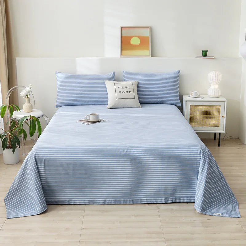 DecorBites™ Cartoon Printed Cotton Bedspread | Queen King | Durable Coarse Cloth | All Seasons
