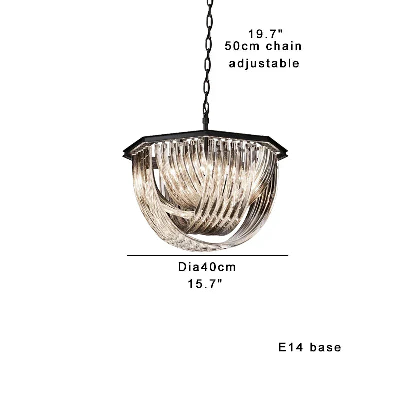 DecorBites™ Crystal Glass Pendant Lights, Dimmable Modern Lighting