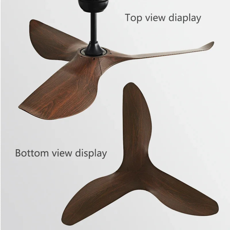 DecorBites™ 52 Inch DC Ceiling Fan with Remote Control for Living Room and Office