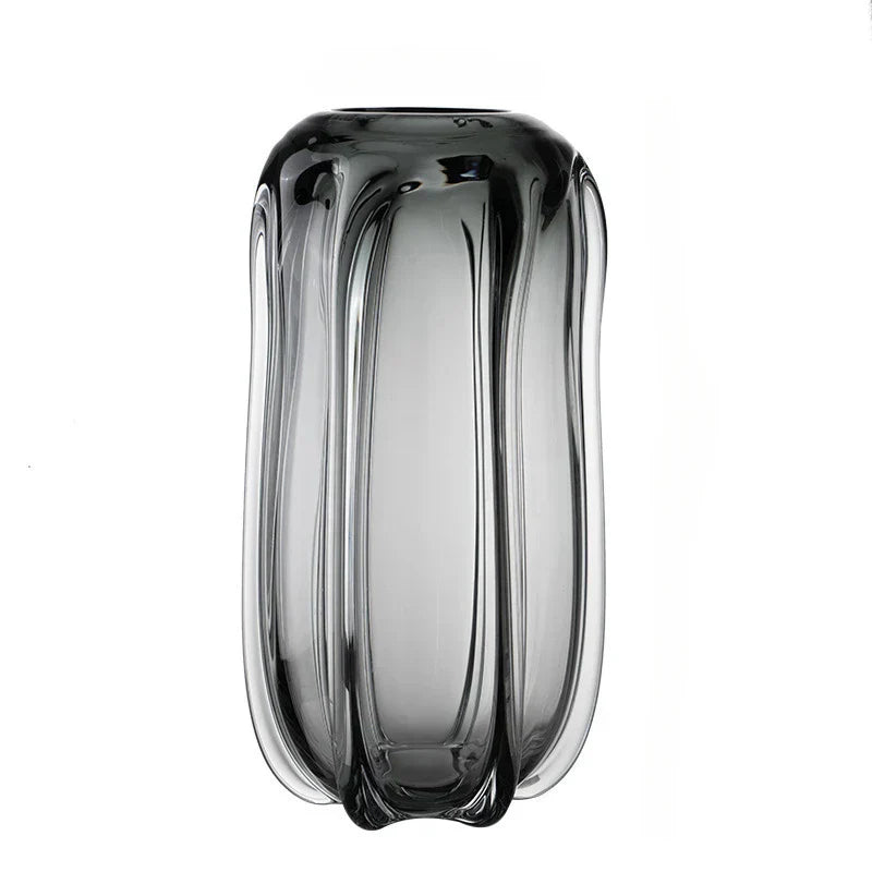 DecorBites™ Glass Vase for Hydroponics & Flower Arrangement - Home Decor Accent