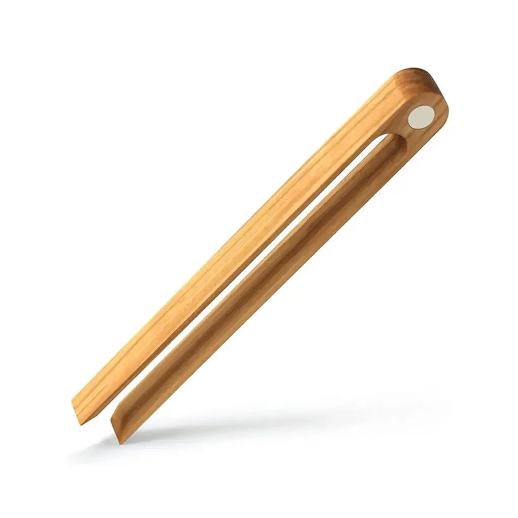 DecorBites™ Bamboo Toaster Tongs Kitchen Utensils Bread Making Tools Easy to Clean