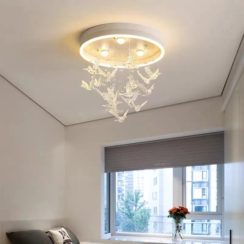 DecorBites™ Flying Bird Ceiling Light: Fashionable and Romantic Kid's Room Decor Lamp