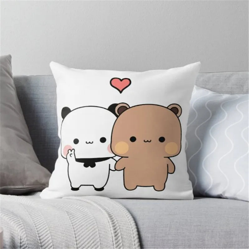 DecorBites™ Cartoon Animal Printed Pillowcase - Cute & Cozy Sofa Cushion Cover