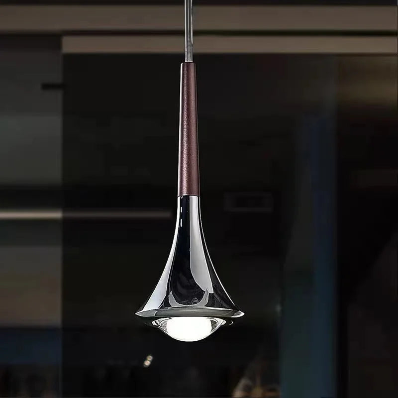 DecorBites™ LED Studio Rain Staircase Chandelier: Nordic Indoor Lighting, Creative Design for Bar Island