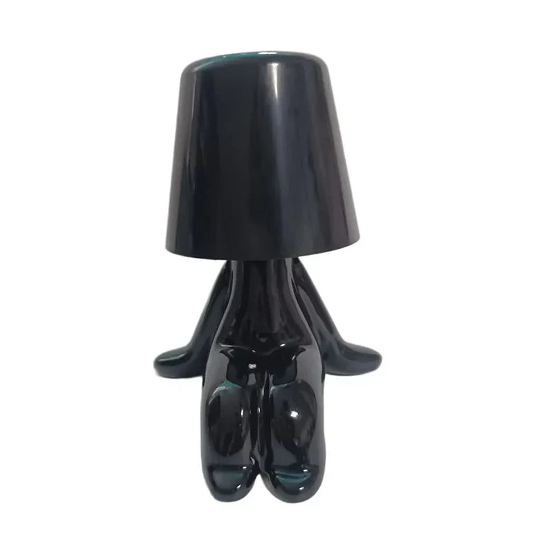 DecorBites™ Little Golden Man Table Lamp - Art Decor Night Light for Living Room and Children's Room