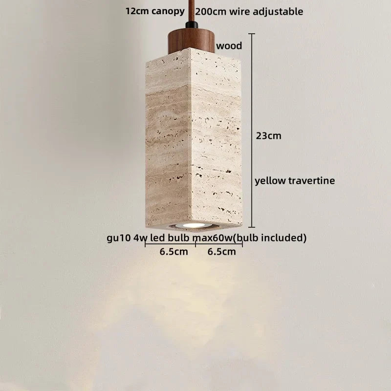 DecorBites™ Cave Stone LED Pendant Lamp - Nordic Modern Hanging Light