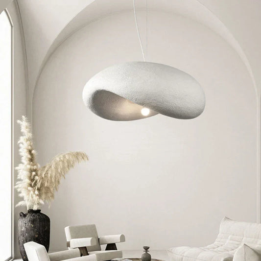 DecorBites™ Cream Style LED Chandelier for Home Decor - Nordic Minimalist Wabi Sabi Design