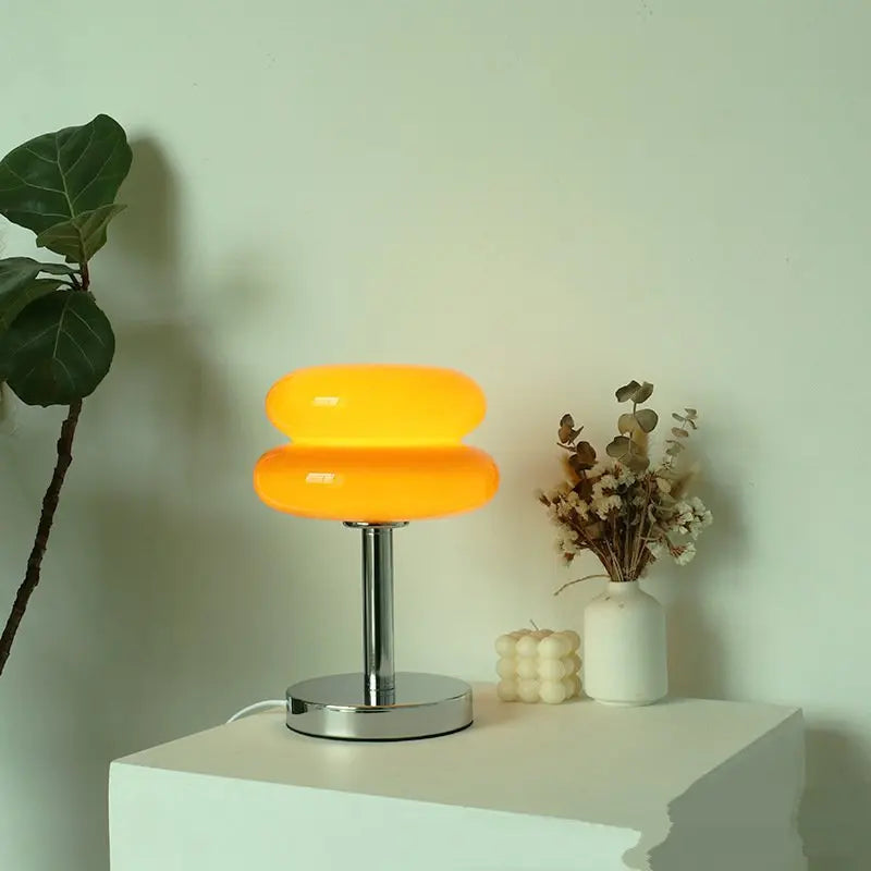 DecorBites™ Bauhaus Glass Table Lamp | Modern Desktop Decoration for Home, Bedroom, Living Room