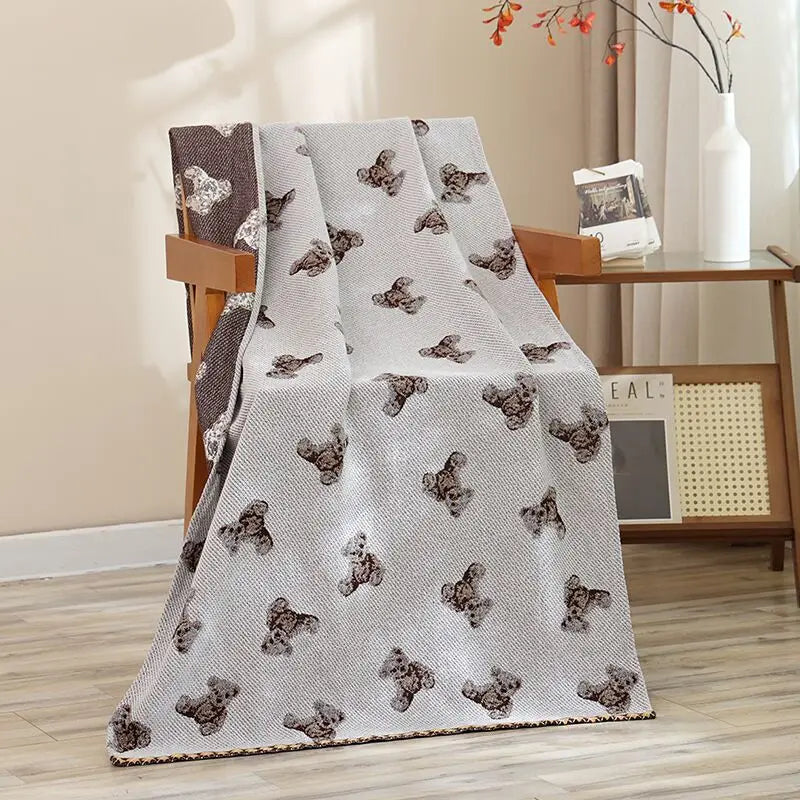 DecorBites™ Cat Bath Towel - 100% Cotton Four-layer Gauze 75*160 CM - High Quality for Adults