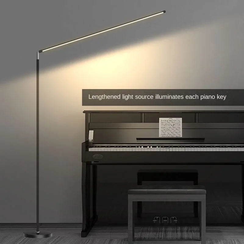 DecorBites™ LED Floor Lamp: Super Bright Minimalist Reading Fixture for Living Room and Bedroom