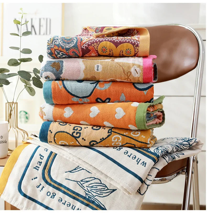 DecorBites™ Cotton Bath Towel - Soft & Absorbent 80x160cm - Large & Luxurious