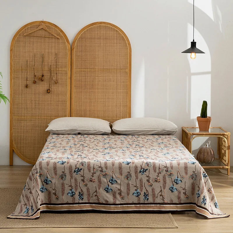 DecorBites™ Luxe Cotton Blanket - Premium Quality, 200*230 150*200, Perfect for Sofa or Bed