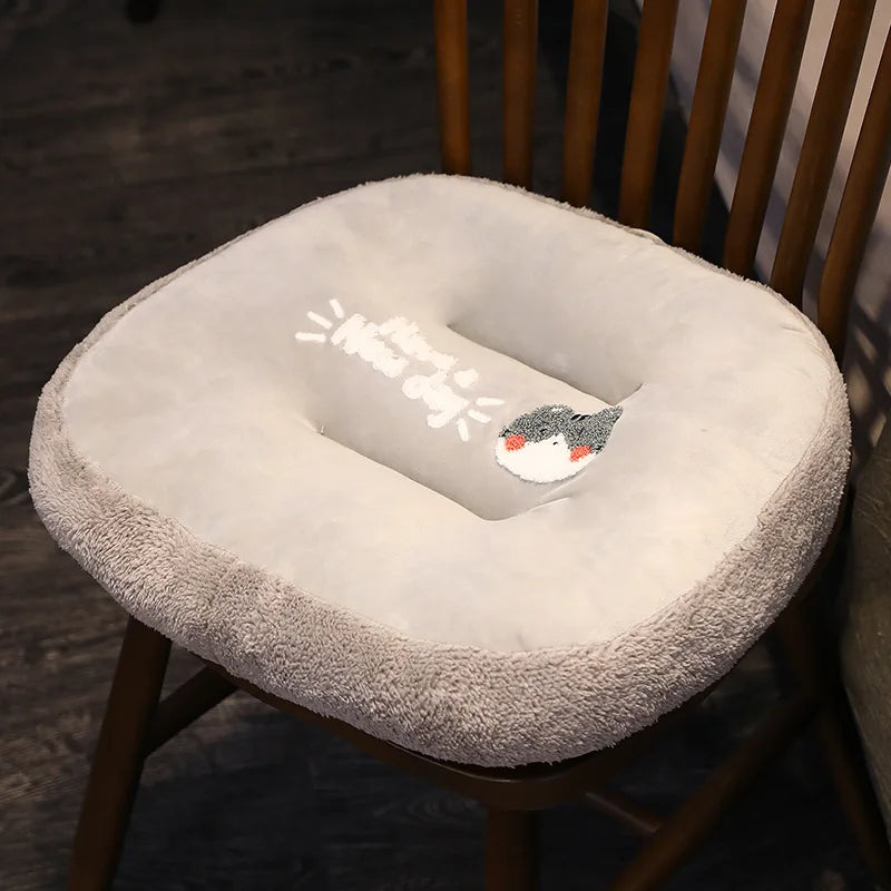 DecorBites™ Cat Shark Cushion: Comfy Seat Pad for Home, Office, or Kids Room