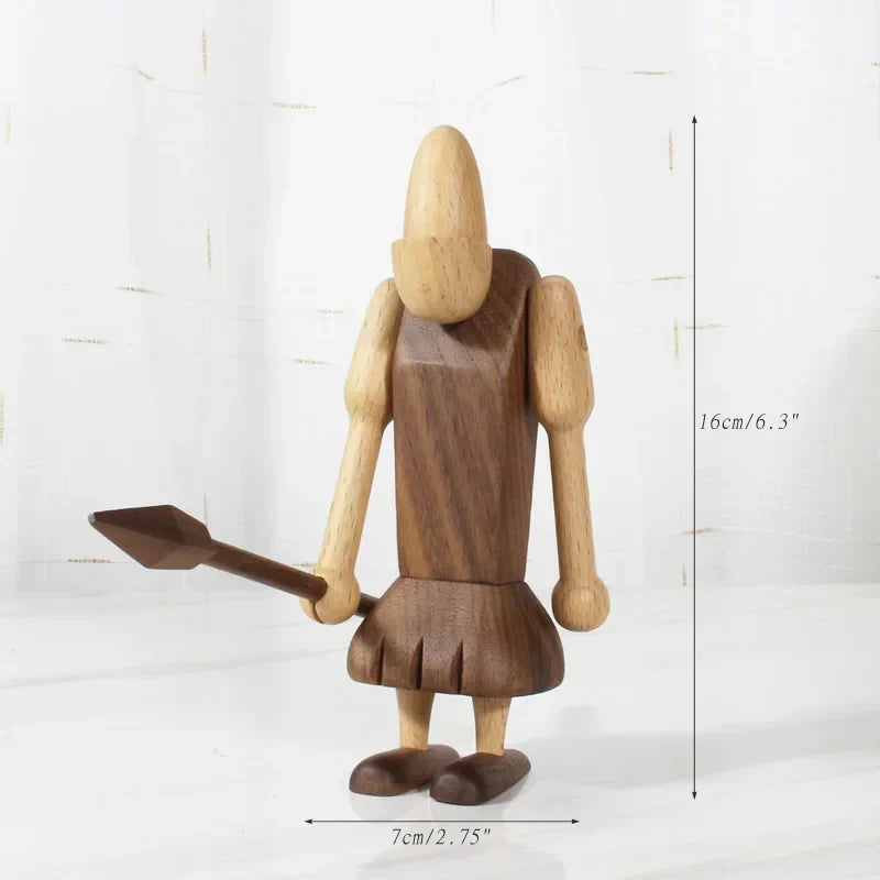 DecorBites™ Black Walnut Wood Carving Figurines Nordic Style Room Decor Crafts & Gifts