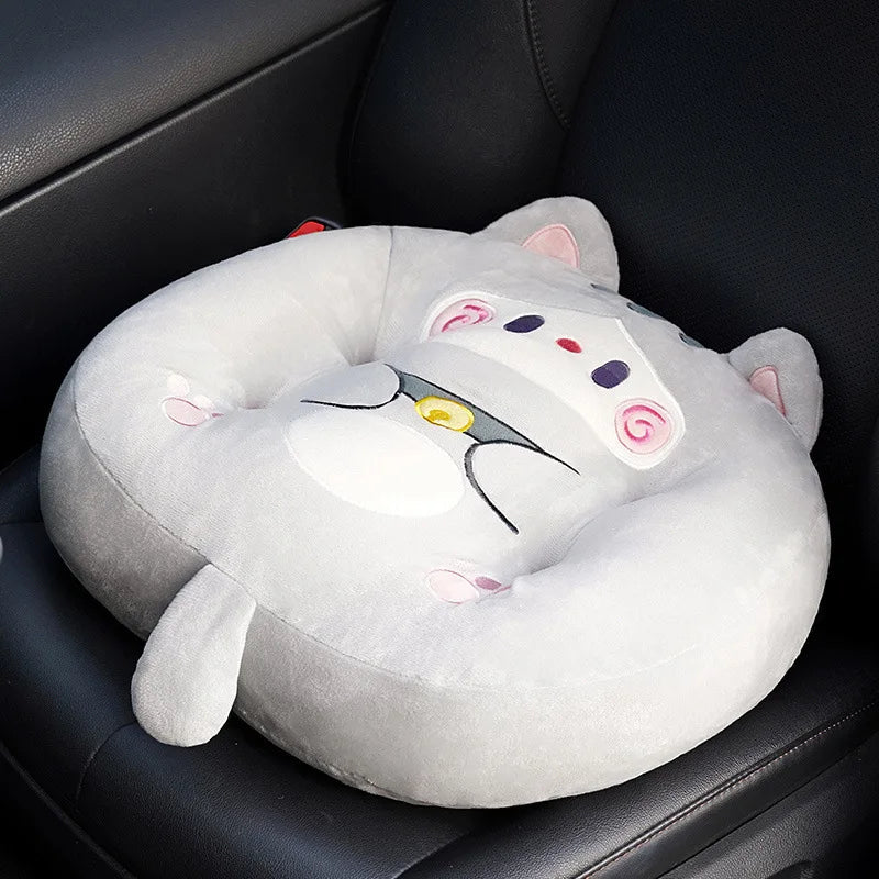 DecorBites™ Cat Shark Cushion: Comfy Seat Pad for Home, Office, or Kids Room