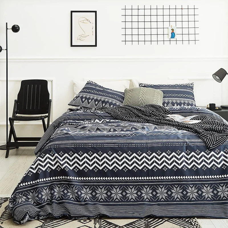 DecorBites™ Boho Chic Bedding Set with Pillowcase