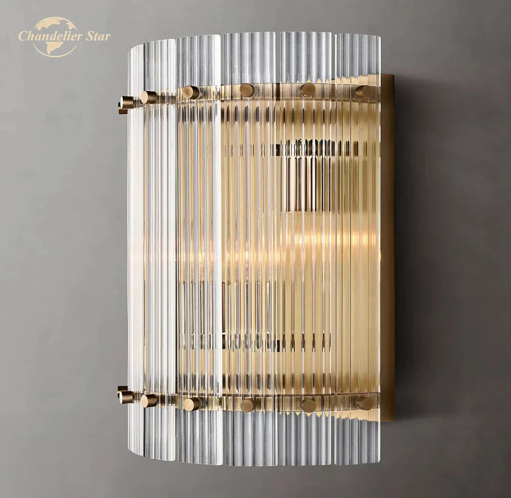 DecorBites™ LED Glass San Marco Round Wall Lamp for Living Room Bedroom Bathroom Decor