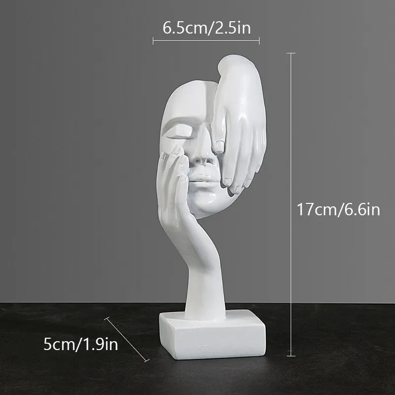 DecorBites™ Abstract Figurines Office Desk Decoration Modern Art Figurine Statue Home Decor