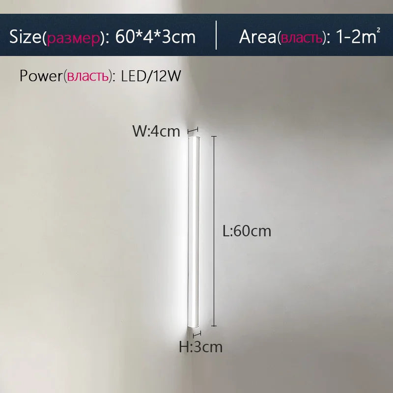 DecorBites™ Elegant Black LED Wall Lamp for Bedroom, Living Room, Aisle, Sofa, & Ceiling