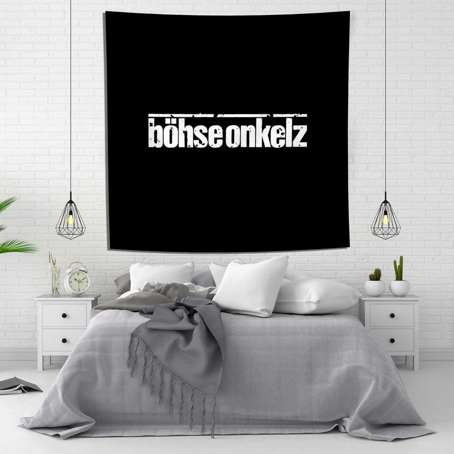 DecorBites™ Bohse Onkelzs German Rock Band Tapestry Flag Wall Decoration