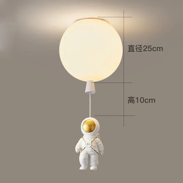 DecorBites™ Astronaut Space Ball Ceiling Lamp for Kids Room or Corridor