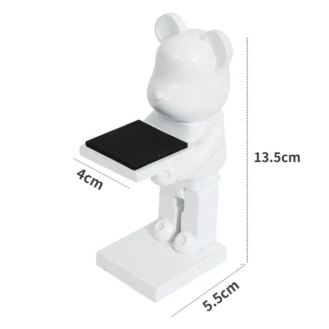 DecorBites™ Bear Statue Watch Rack: Smart Watch Display & Storage Stand