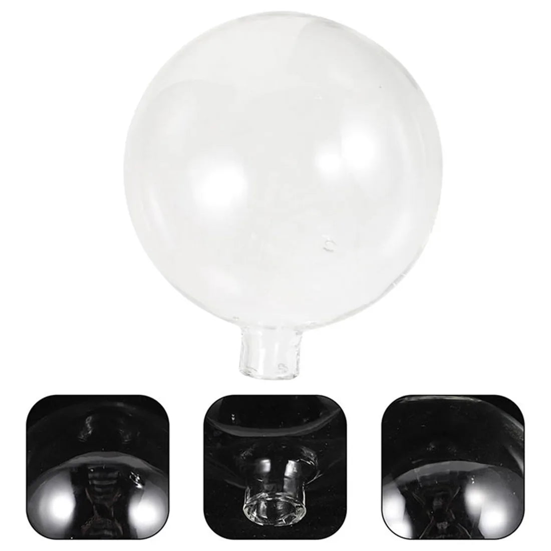 DecorBites™ 11mm Opening Glass Lamp Shade for G4 Socket Holder, 80mm 100mm Molecular Lamp Cover
