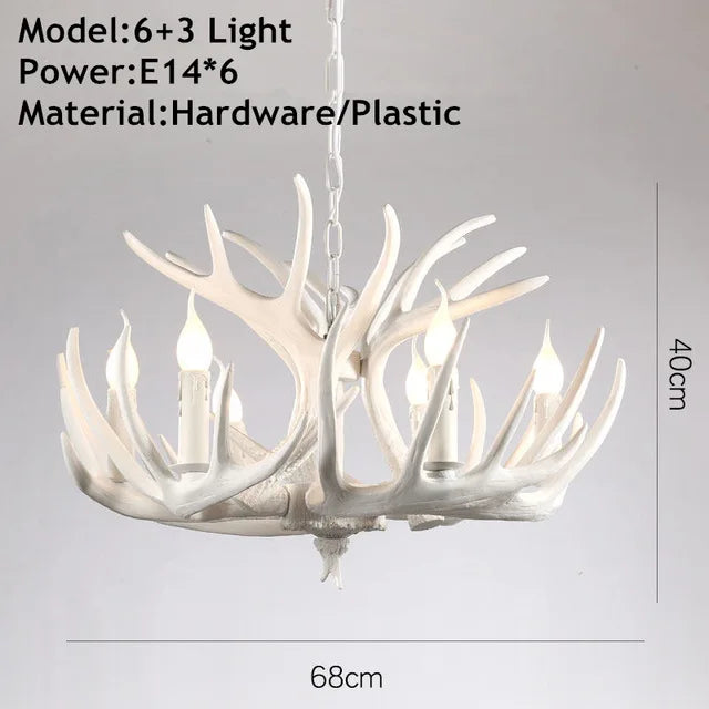 DecorBites™ Antler Pendant Chandelier for Home Decor and Lighting Fixtures