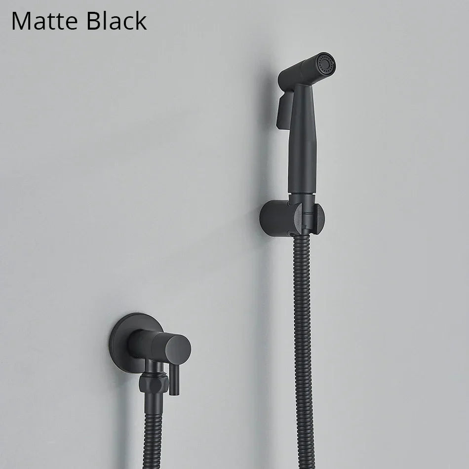 DecorBites™ Brass Bidet Faucet Mixer for Cold Water Sprayer Head Jet Toilet Faucet