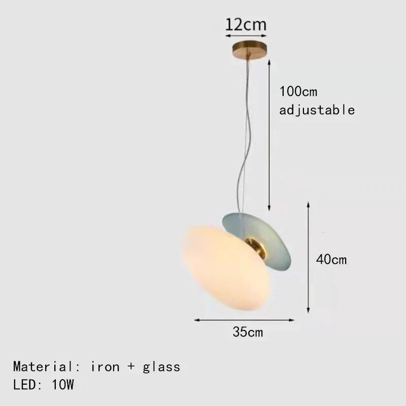 DecorBites™ Glass Indoor Pendant Lights for Dining Room Kitchen Bar Shop