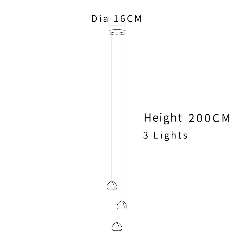 DecorBites™ Crystal Ball Chandelier: Modern LED Stair Chandelier for Living Room, Kitchen, and Loft