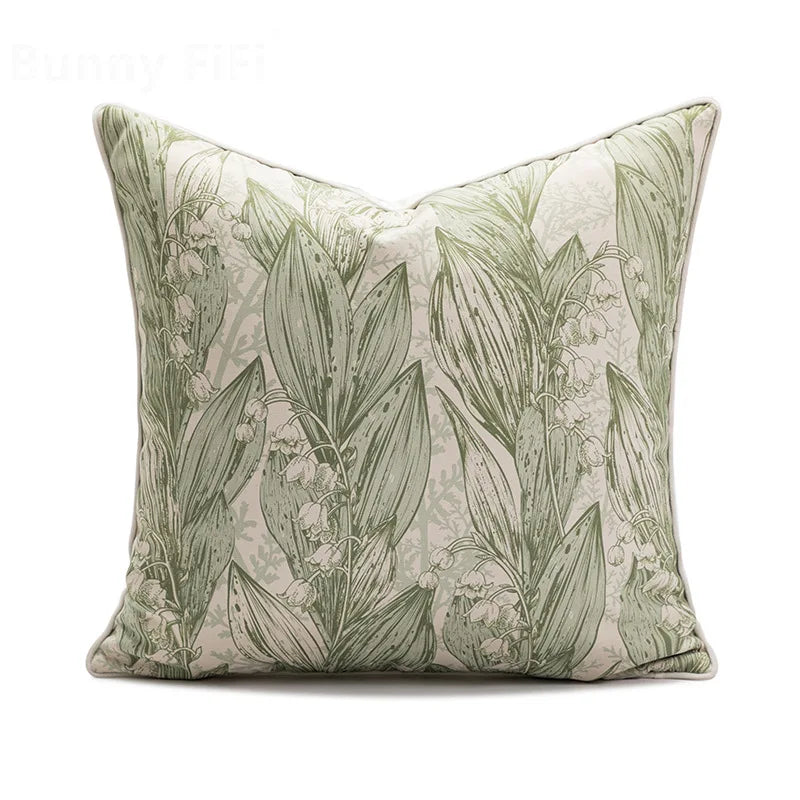 DecorBites™ Ins Wind Matcha Green Sofa Window Float Pillow for Modern Living Room